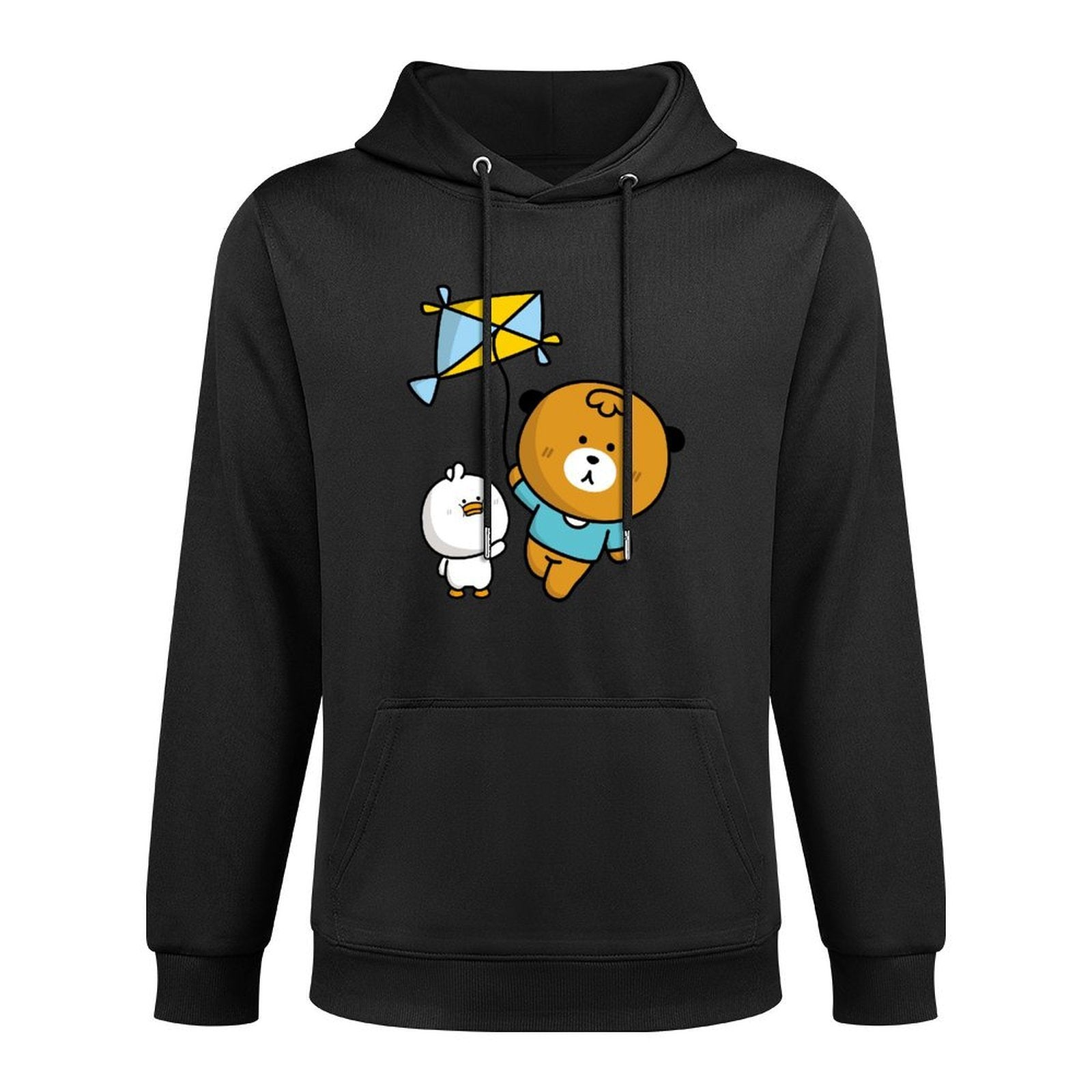 Relaxed Neat Front Graphic Hoodies